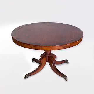 Regency Inlaid Rosewood Center Table