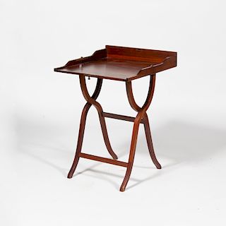 George III Style Mahogany Folding Coaching Table