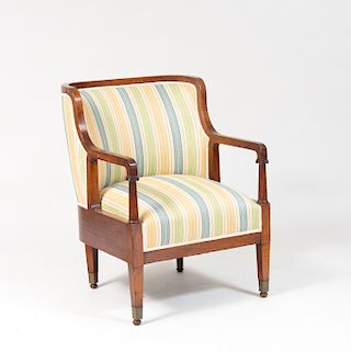Biedermeier Style Fruitwood Desk Chair