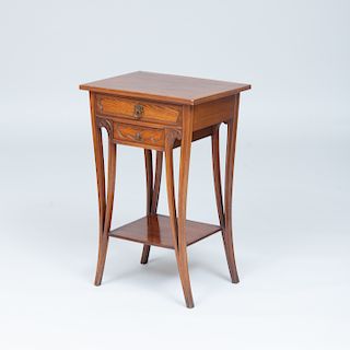 Art Nouveau Style Mahogany and Ash Small Reading Stand