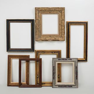Group of Seven Frames in Various Designs