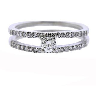 Kate McCullar 14K Gold Diamond Engagement Ring