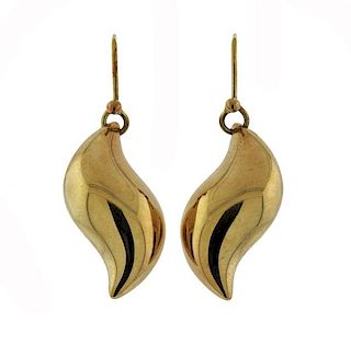 Tiffany &amp; Co Peretti 18K Gold Drop Earrings