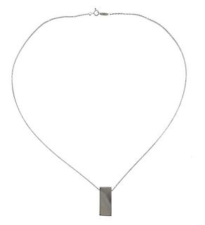 Tiffany &amp; Co Gehry Sterling Silver Necklace 