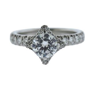 Katherine James Platinum Diamond Engagement Ring Setting