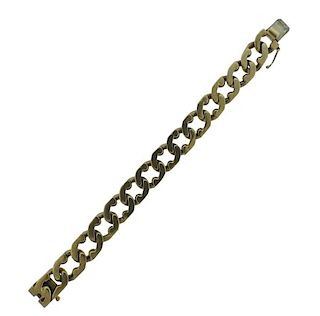 Tiffany &amp; Co 14K Gold Link Gentlemen&#39;s Bracelet