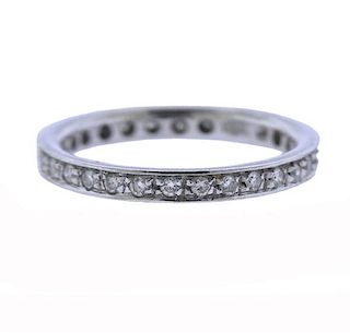 18k Gold Diamond Eternity Wedding Band Ring 