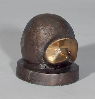 E. Parkman bronze sculpture