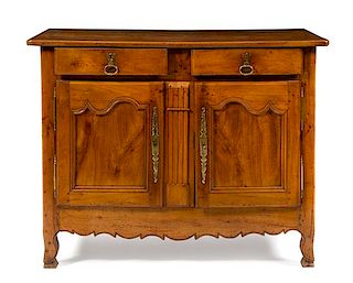 A Louis Philippe Fruitwood Console Cabinet Height 42 inches.