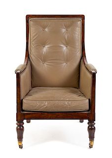 A Regency Library Chair Height 41 1/2 inches.