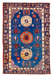 A Khotan Wool Rug 6 feet 4 inches x 4 feet.