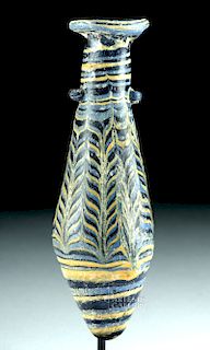 Greek Hellenistic Core-Formed Glass Alabastron