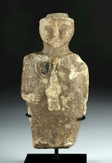 Rare South Arabian Alabaster Idol