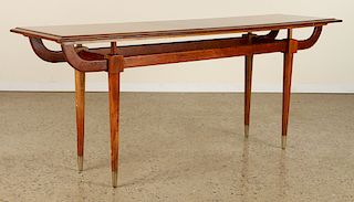 A MID CENTURY MODERN CONSOLE TABLE