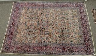 Kirman Oriental carpet. 
8'9" x 12'3"
