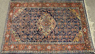 Hamaden Oriental throw rug. 
4'9" x 6'8"