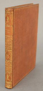 Les Amours Pastorales de Daphnis et Chloe, London, 1779, Jacques Amyot, leather bound. 
Provenance: Estate of Eileen Slocum located ...