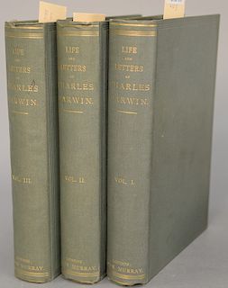 Three volumes, Life and Letters of Charles Darwin, London John Murray, octavo. 
Provenance: Estate of Eileen Slocum located in the H...