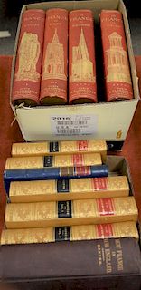 Two box lots of eleven books to include The 6 N.Y. volumes in Fine Leather Bindings include Rochester and Western New York by H. O'R...