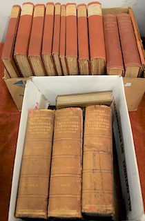 Sixteen books in two boxes to include Early Records of the Town of Providence 1893 Volumes 2, 6, 7, 8, 12, 13, 14, and 15
Annals of ...