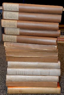 Group of fourteen books. 
Provenance: Estate of Eileen Slocum located in the Harold Brown Villa in Newport, R.I.