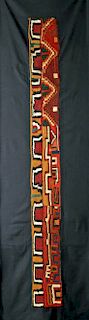 Proto Nazca Textile Fringe with Long Serpent
