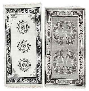 A Chinese Wool Rug, Larger 5 feet 10 inches x 3 feet 1 inch.
