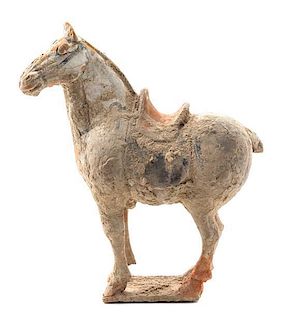 A Pottery Horse Height 15 inches.