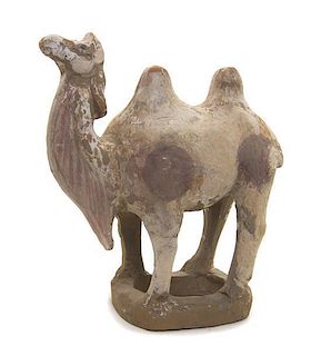* A Pottery Camel Height 6 inches.
