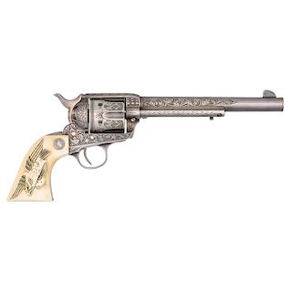 ** Factory Engraved Colt Single Action Army Revolver