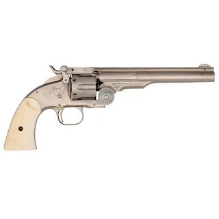 Smith & Wesson Second Model Schofield Revolver Presented To Brevt Capt 