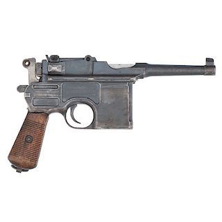 ** German Wartime Commercial "Small Ring" Mauser C96 Pistol