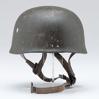 German World War II Luftwaffle Paratrooper Helmet No Decal