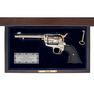 * Cased Geronimo Commemorative Single Action Army Revolver One of One Hundred