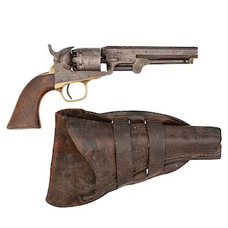 Colt Model 1849 Revolver with Holster