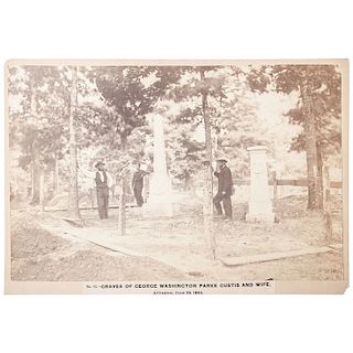 A.J. Russell Salt Print of Lee Family Graveyard
