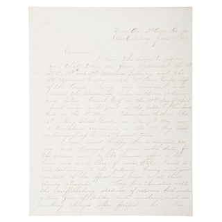 Civil War Letter from General John A. McClernand, Vicksburg, 1863