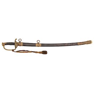 Louis Haiman Confederate Staff Officer's Sword 