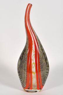 In The Style of Lino Tagliapietra Glass Sculpture