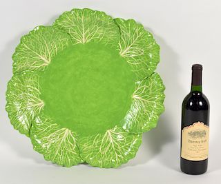 Dodie Thayer Large Round Lettuce Ware Tray