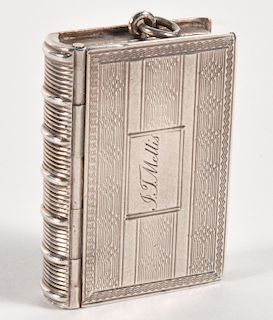 Edward Smith Sterling Vinaigrette Book Box