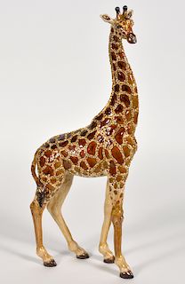 Large 18.75" Jay Strongwater Enameled Giraffe