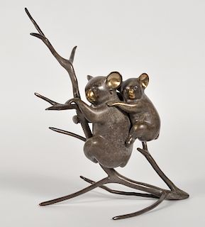 Loet Vanderveen 'Koala & Baby' Bronze