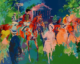 Leroy Neiman Serigraph 'The Queen at Ascot'