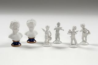 Capodimonte Porcelain Figures 