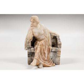 Marble of a Seated Woman