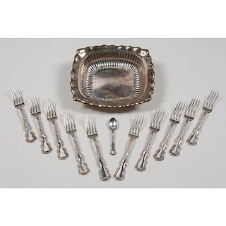 Whiting Mfg. Co. Sterling Dish and Flatware