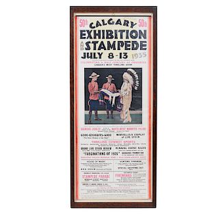 1935 Calgary Stampede Poster