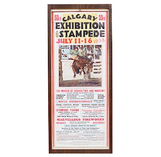 1938 Calgary Stampede Poster