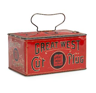 Great West Tobacco Tin